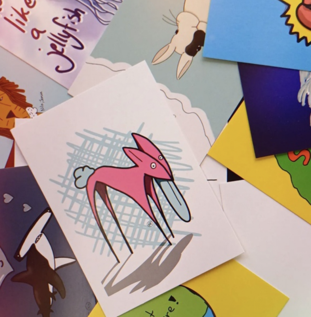 Kunstmarkt mit Klasse 9a