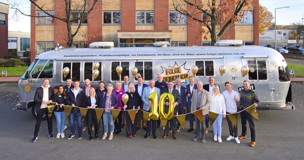 Herzlichen Dank an die Kreishandwerkerschaft Paderborn-Lippe für 10 Jahre Engagement mit dem Airstream!