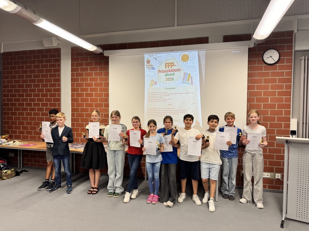 Präsentationsabend des Forder-Förder-Projektes an der HNGe im Schuljahr 2026/27