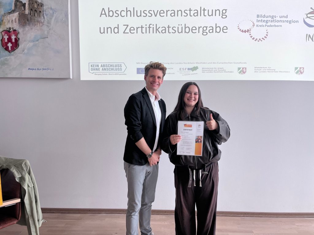 Erfolgreicher Abschluss beim Projekt Ehrensache! Pflege